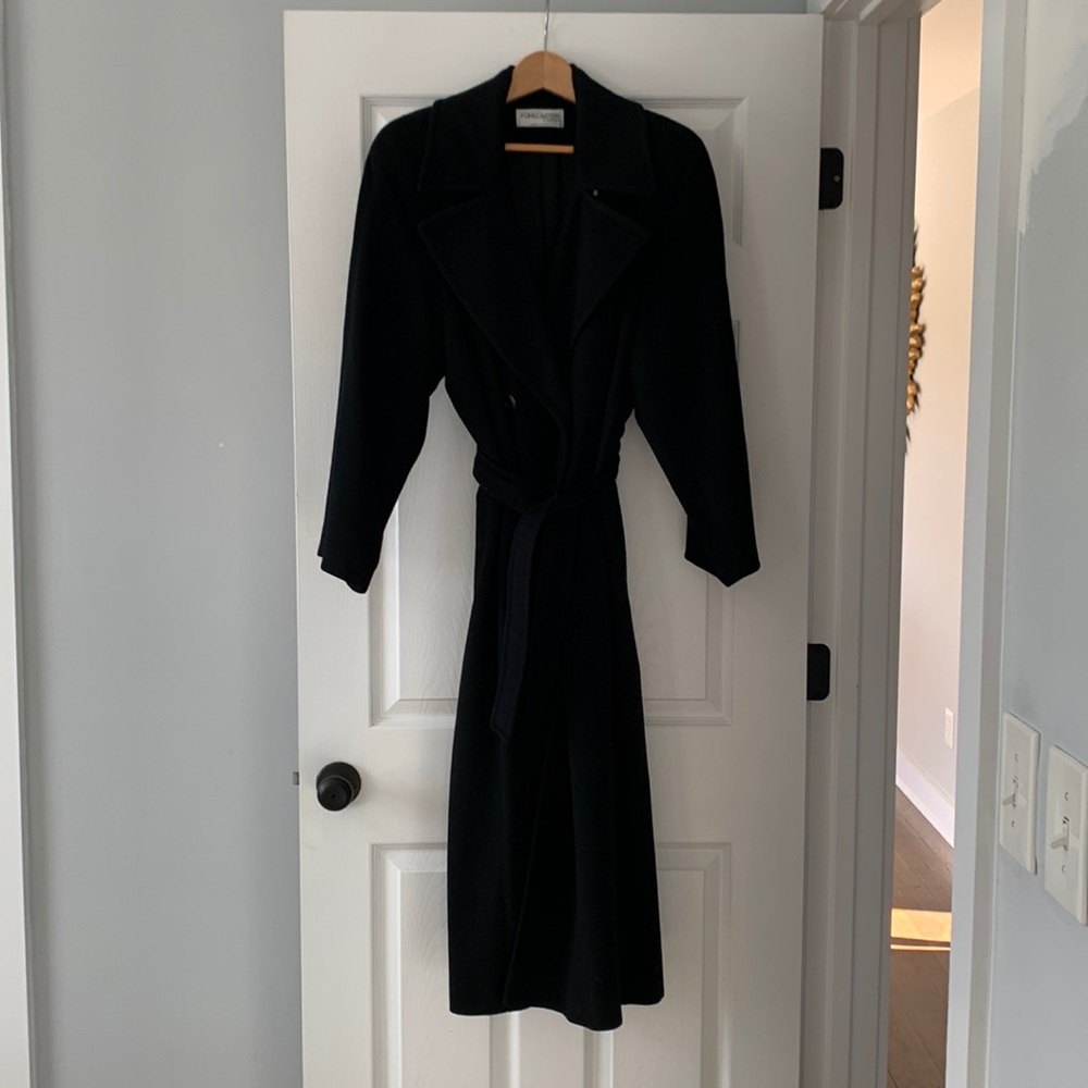 Womens Forecaster Long black coat